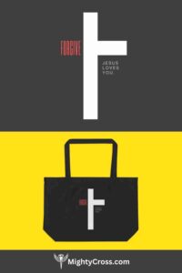 Forgive - Jesus Loves you - Christian Eco-Friendly Tote Bag